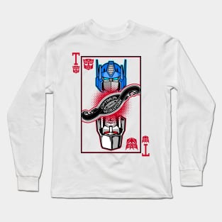 TRANSFORMERS - playing card Long Sleeve T-Shirt